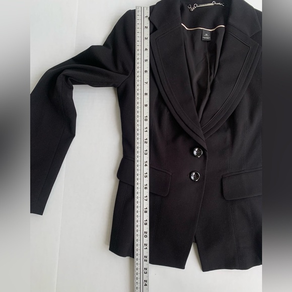 White House Black Market Women’s Blazer Jacket Black Size 00 - Picture 10 of 16